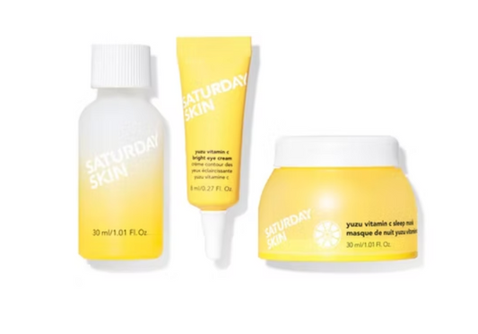Saturday Skin | Yuzu Bright Besties 3Pc Yuzu Vitamin C Discovery Set