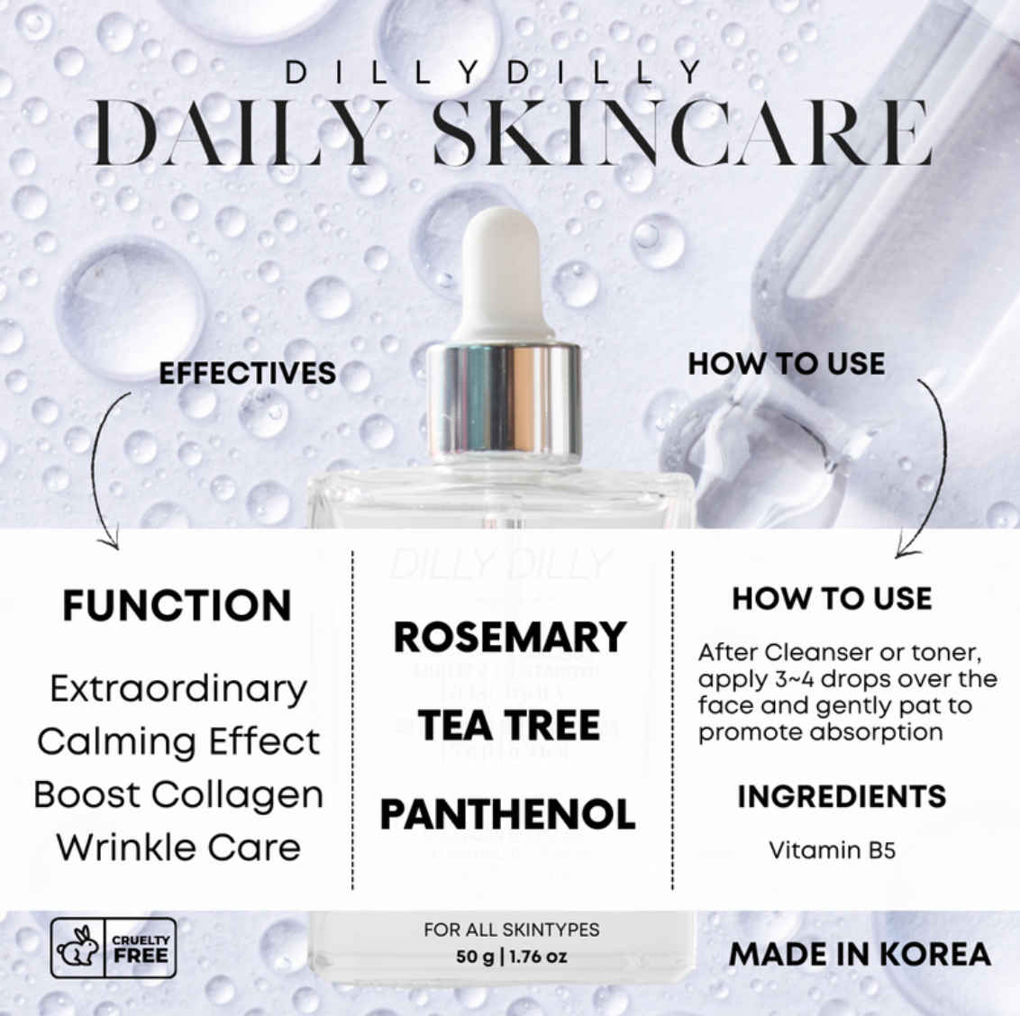 Daily Skin Collagen Boosting Hydrating B5 Serum
