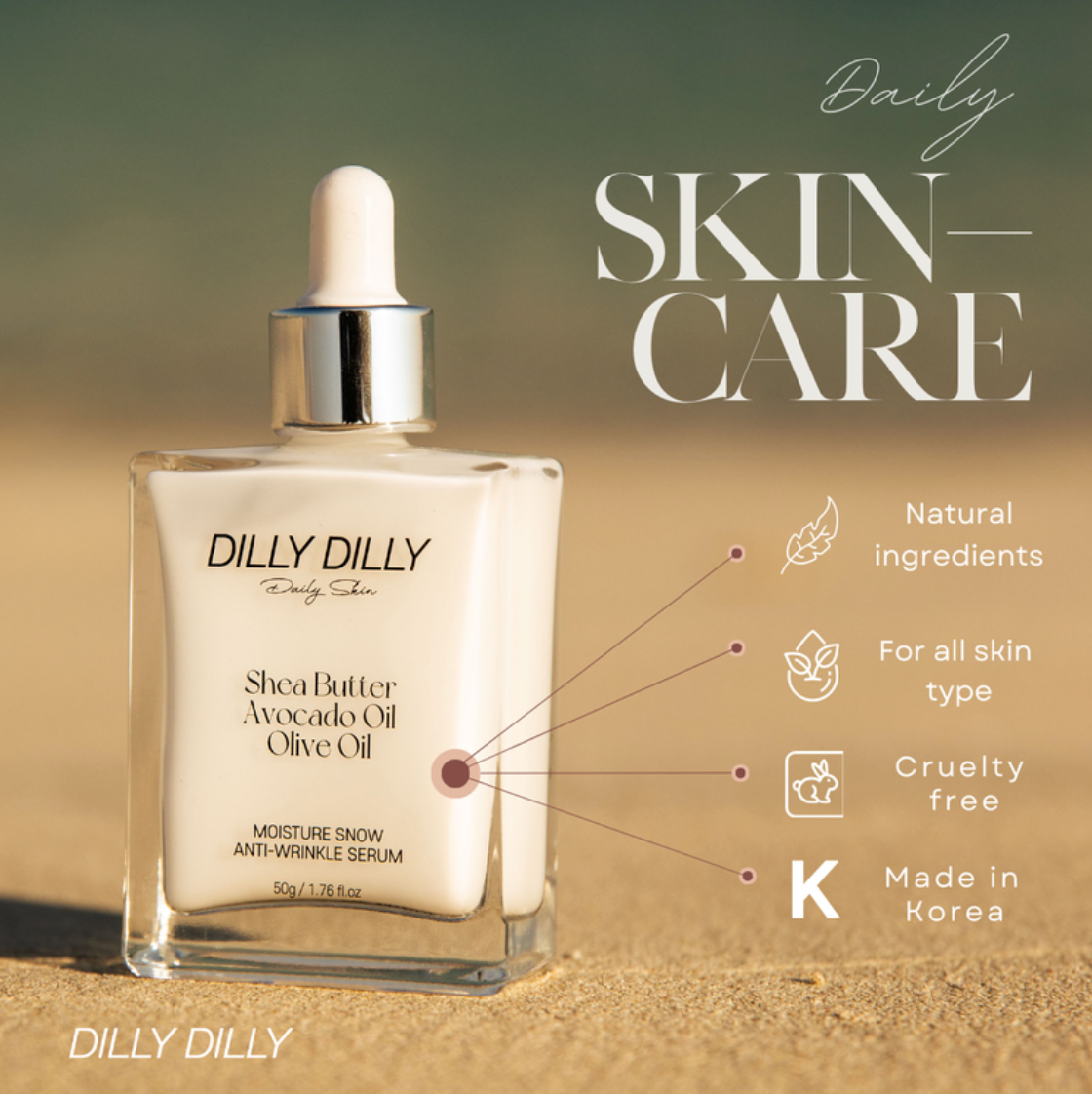 Daily Skin Moisture SNOW Anti-Wrinkle Serum