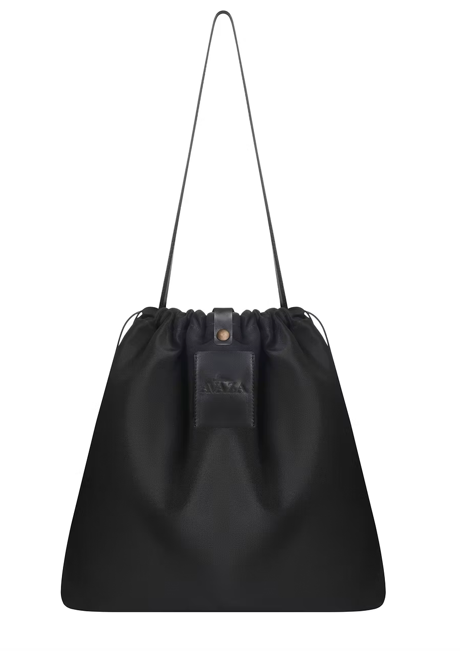 Foldable Bag with Leather