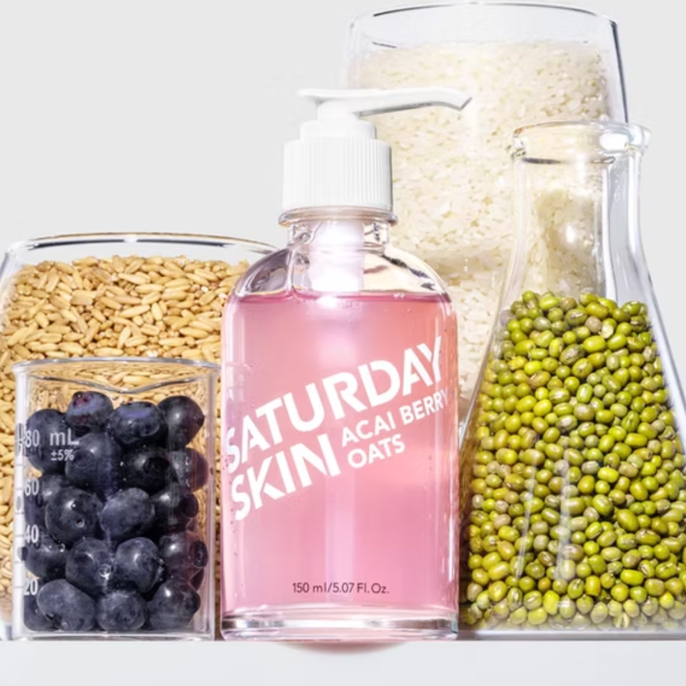 Saturday Skin | Acai Berry + Oats Antioxidant Gel Cleanser
